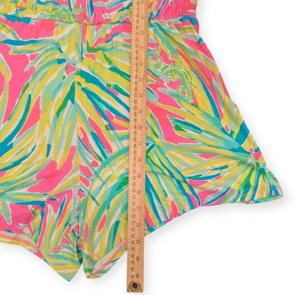 Lilly Pulitzer Madilyn Romper Sz Large Womens Res… - image 6